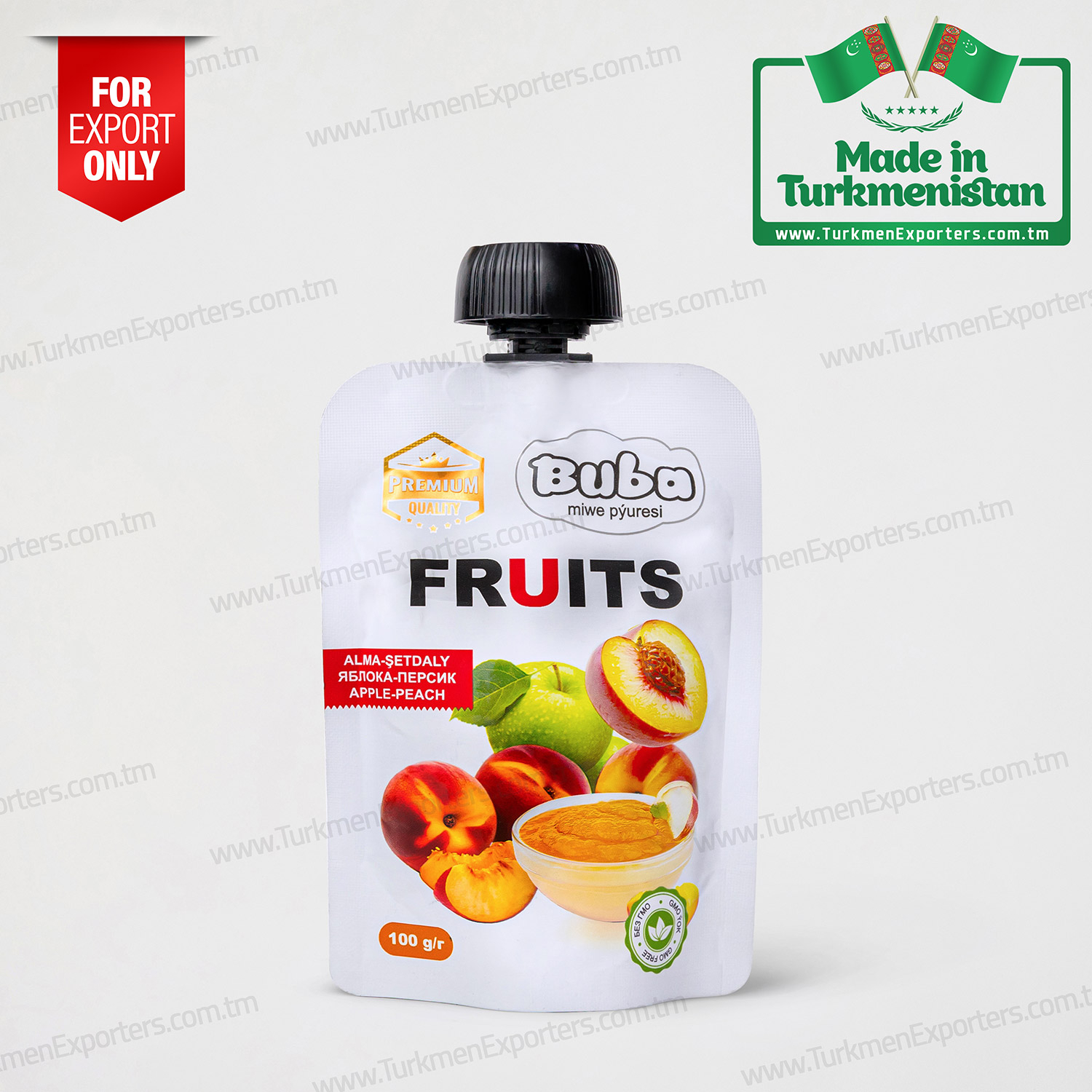 Alma şetdaly püresi Buba 100gr | Arş HJ