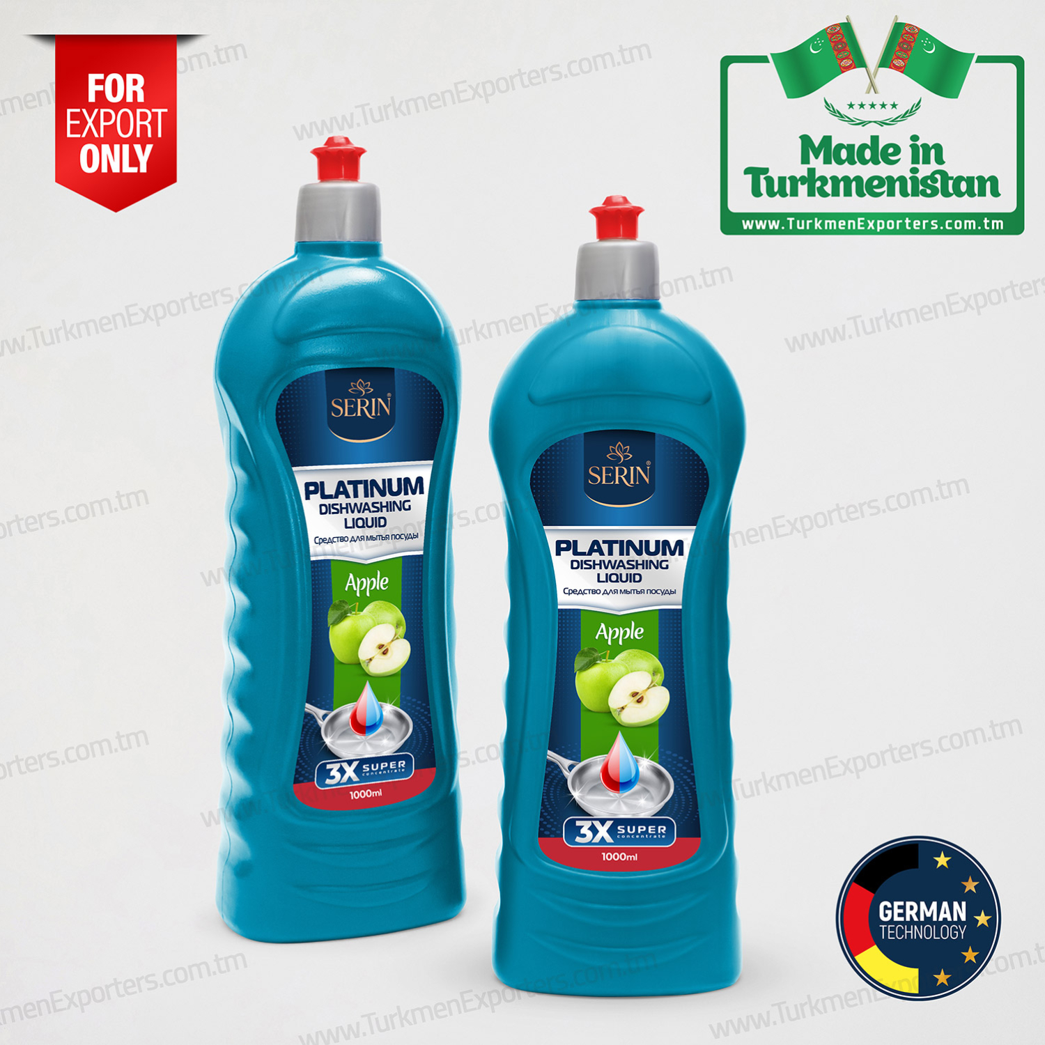 Serin sıvı bulaşık deterjanı Türkmenistan ürünü | Kovus limited şirketi