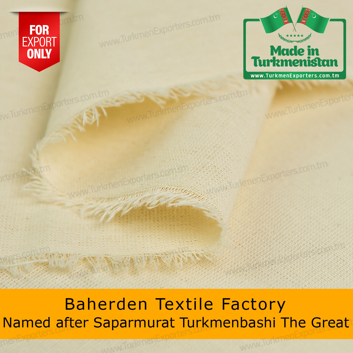 Türkmenistanda öndürilen Flanel çig nah mata | Bäherden etrabyndaky Beýik Saparmyrat Türkmenbaşy adyndaky dokma fabrigi