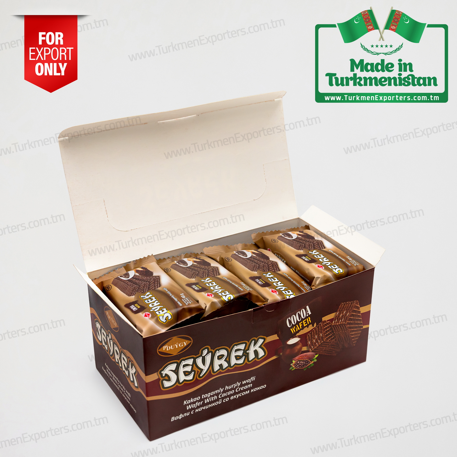 Wafers SEÝREK with cocoa cream | Duygy Confectionary Factory