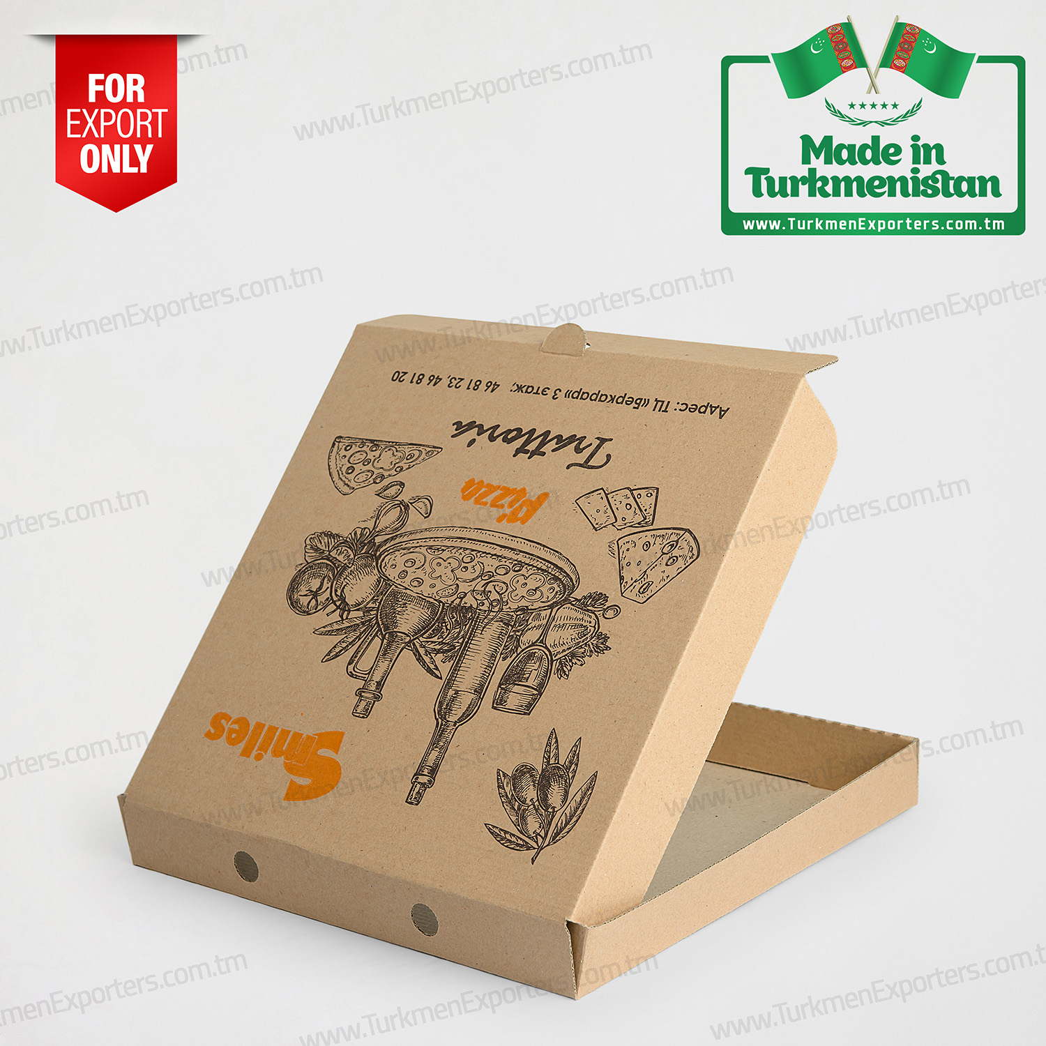 Turkmenistan cardboard box wholesale for export | Baka individual enterprise