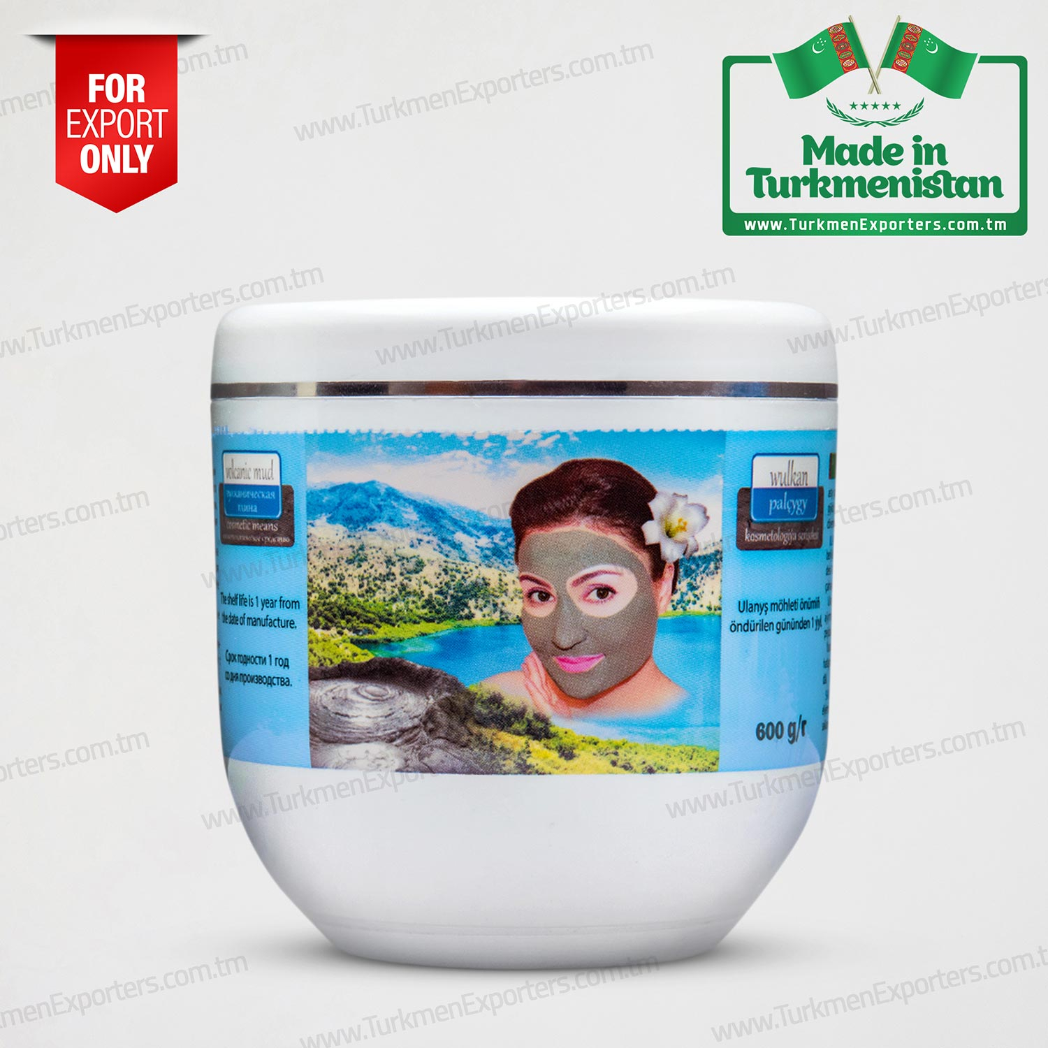 Volcanic mud Mollagara 600gr | Factory on medical mud and sea salt packing