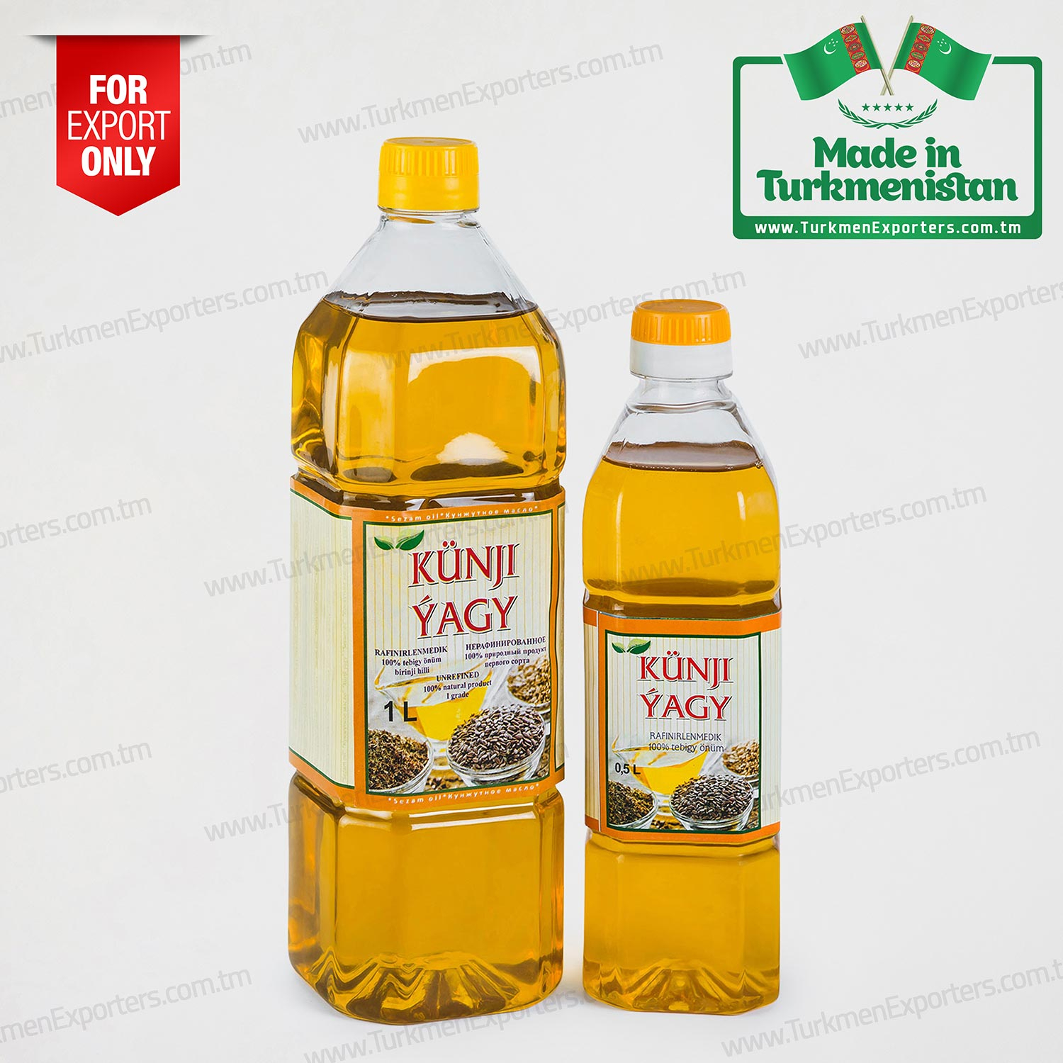 Sesame oil Made in Turkmenistan | Nurber sesame oil production factory
