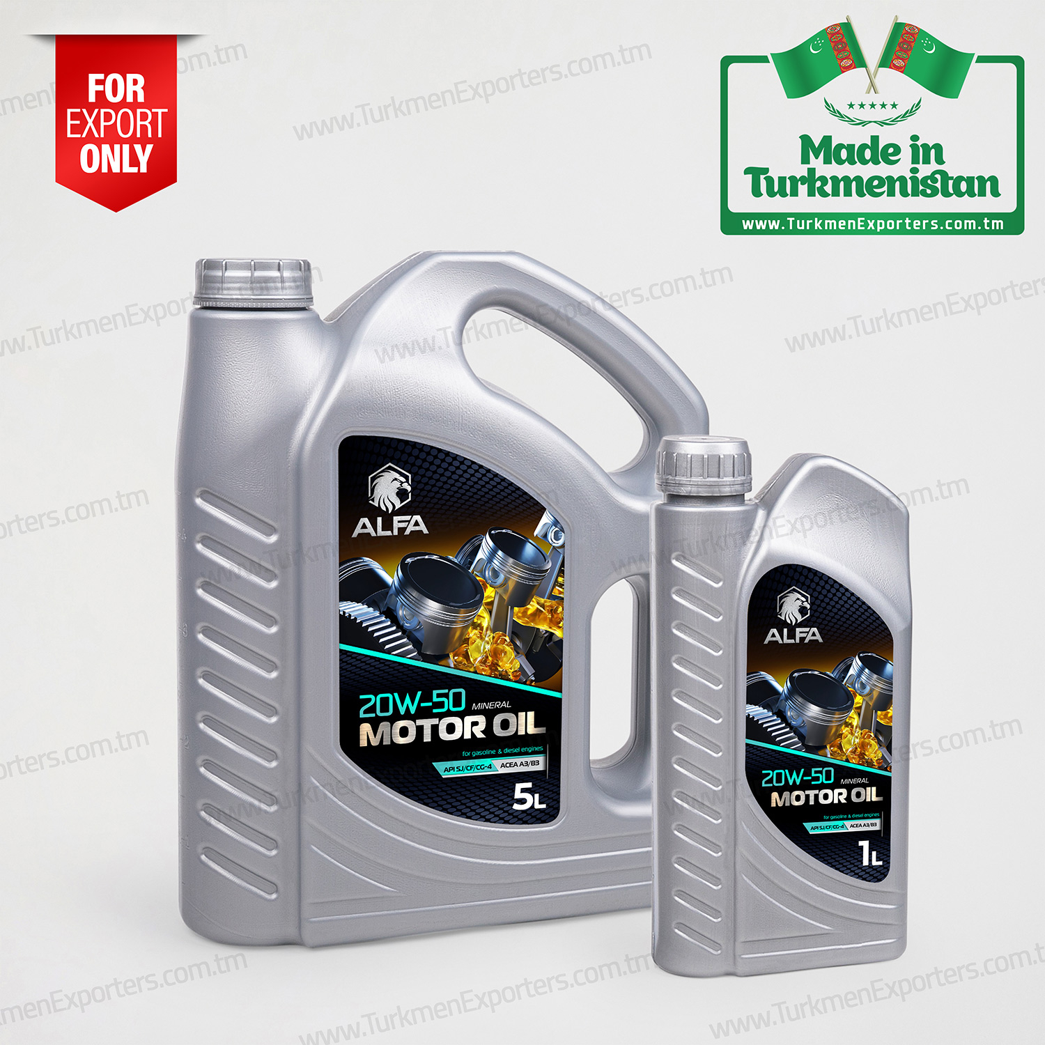 Alfa motor oil SAE 20W-50 | Yhlasly Nazar individual enterprise