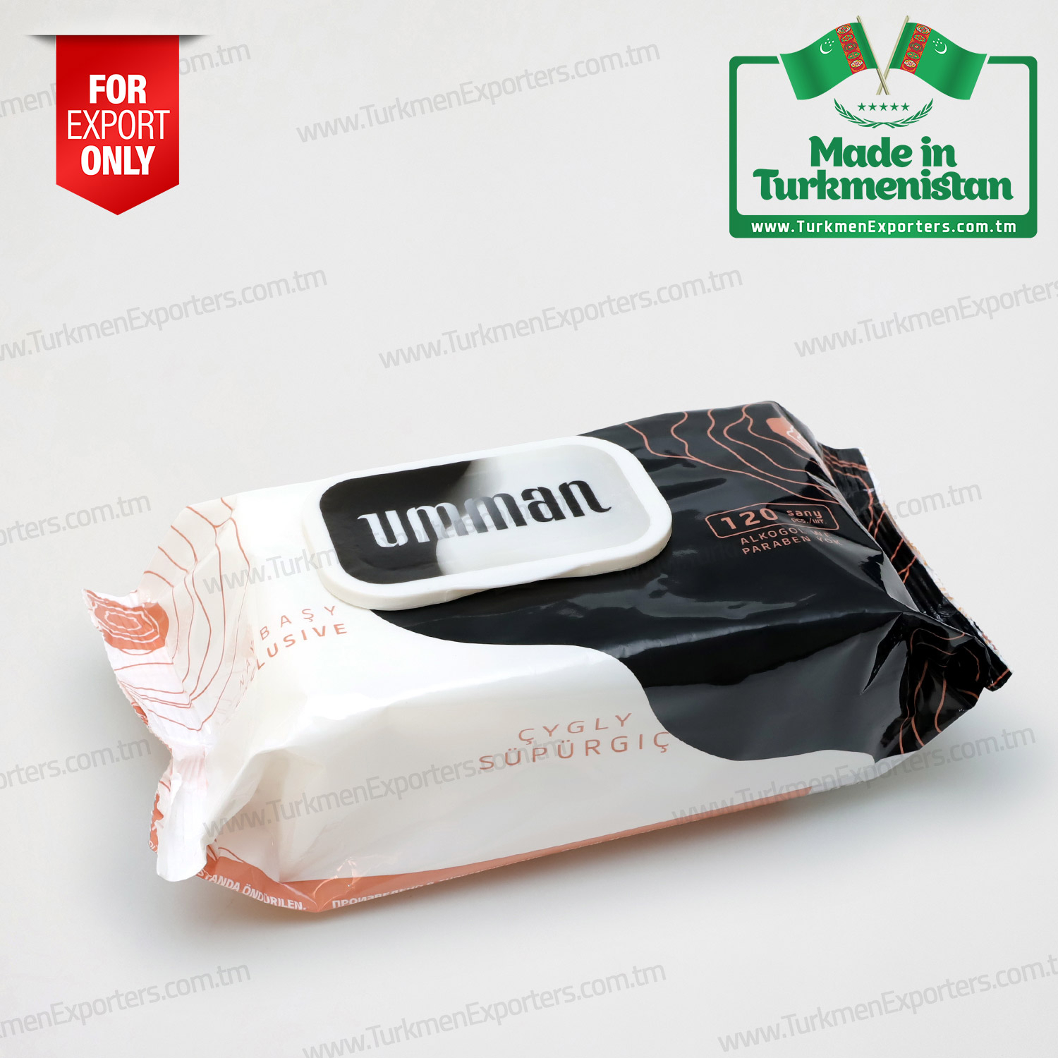 Umman perfumed wet wipes 120pcs | Umytly Nesil economic society