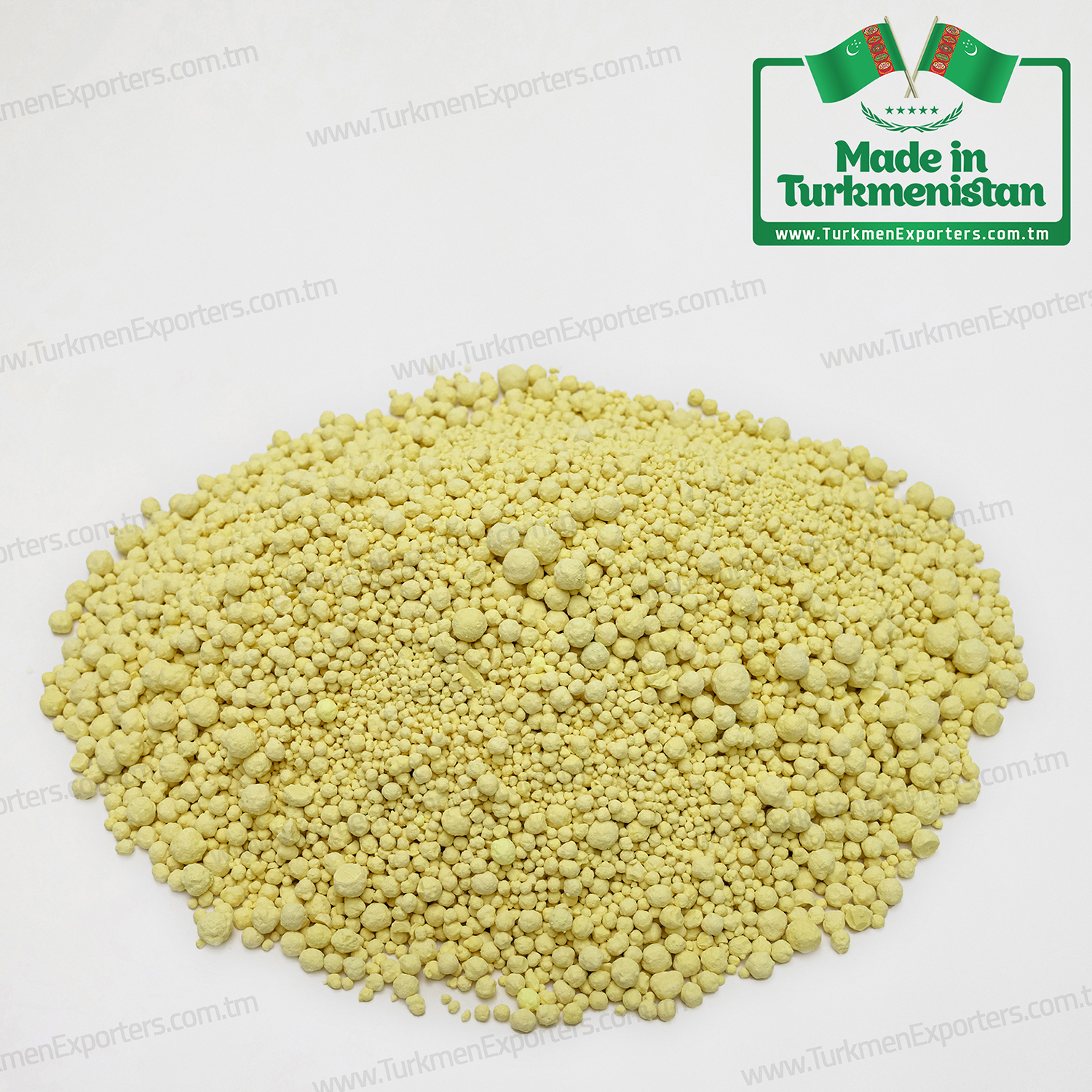 Granular sulphur wholesale for export from Turkmenistan | Turkmen Export, Import & Trading Services Company