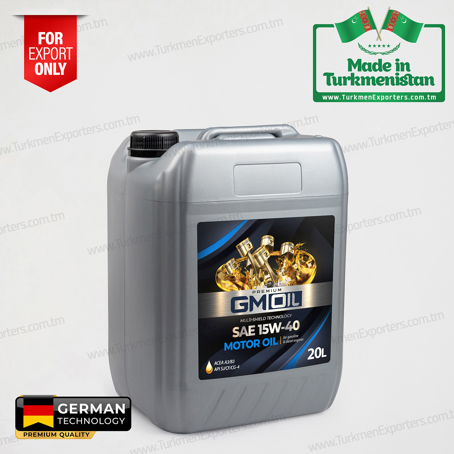 Motor oil SAE 15W-40 GM OIL 20L | Geljege Miras individual enterprise