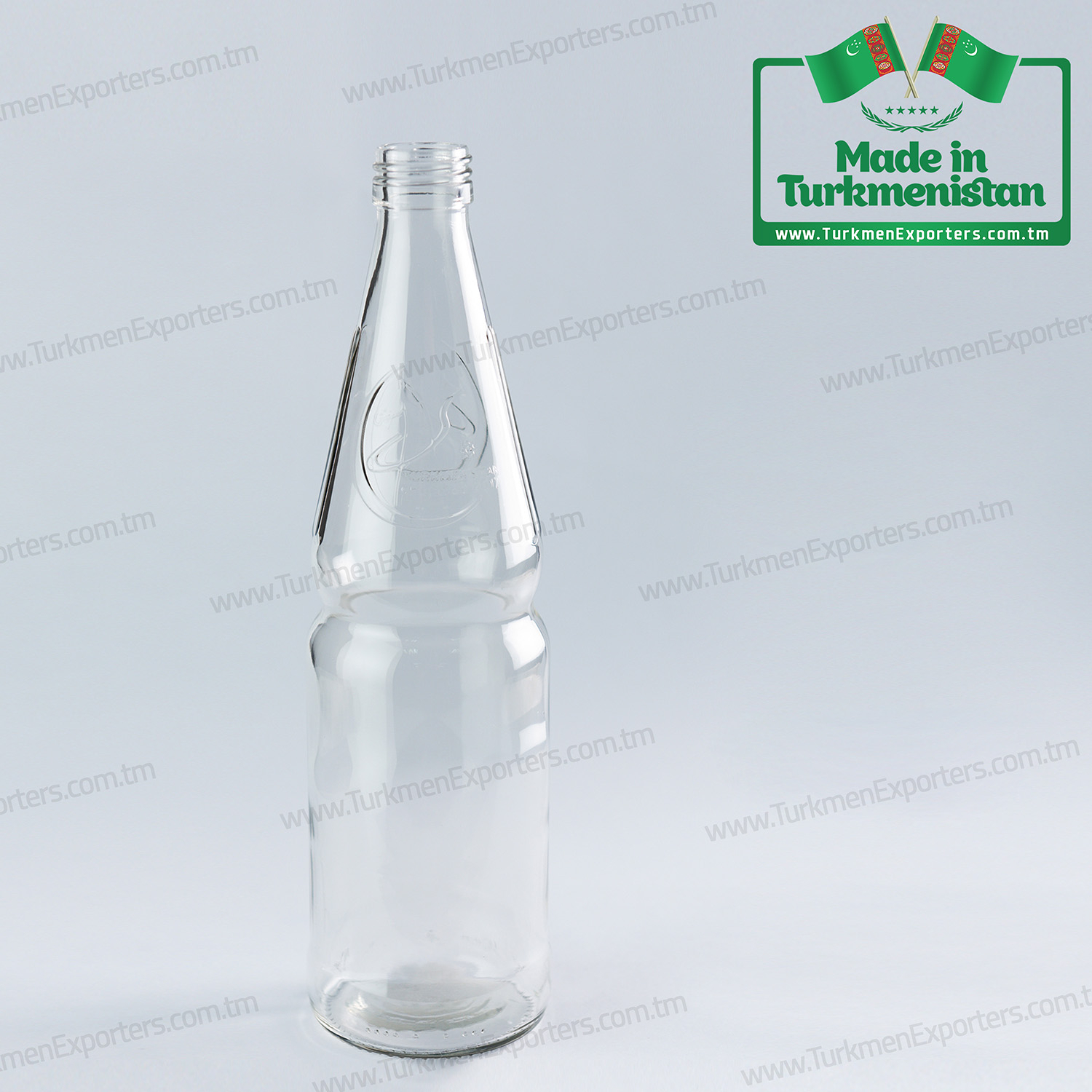 Glass bottles for non-alcoholic beverages in Turkmenistan | Turkmen Ayna Onumleri enterprise
