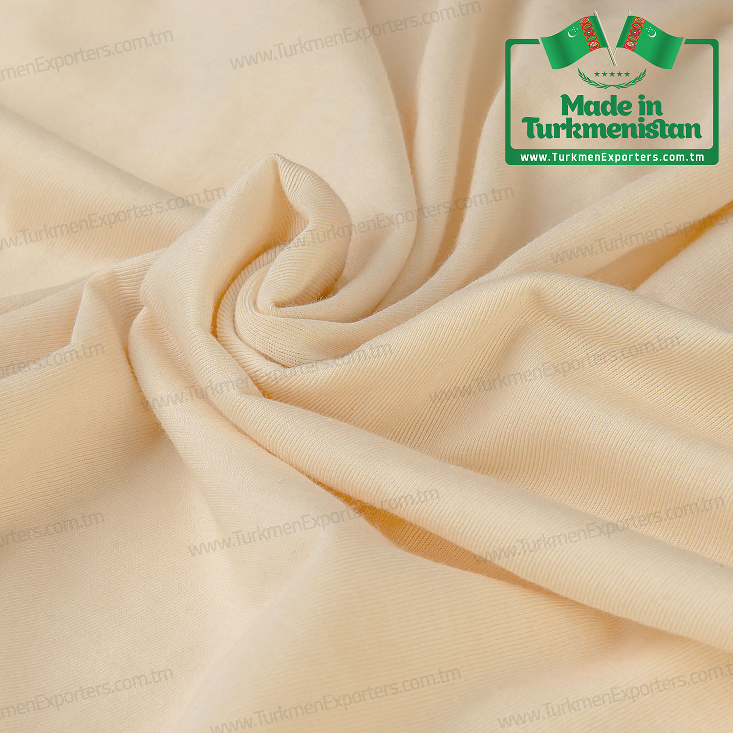 Knitted greige raw fabric Supreme 100% cotton | Gypjak textile complex named after Saparmurat Niyazov