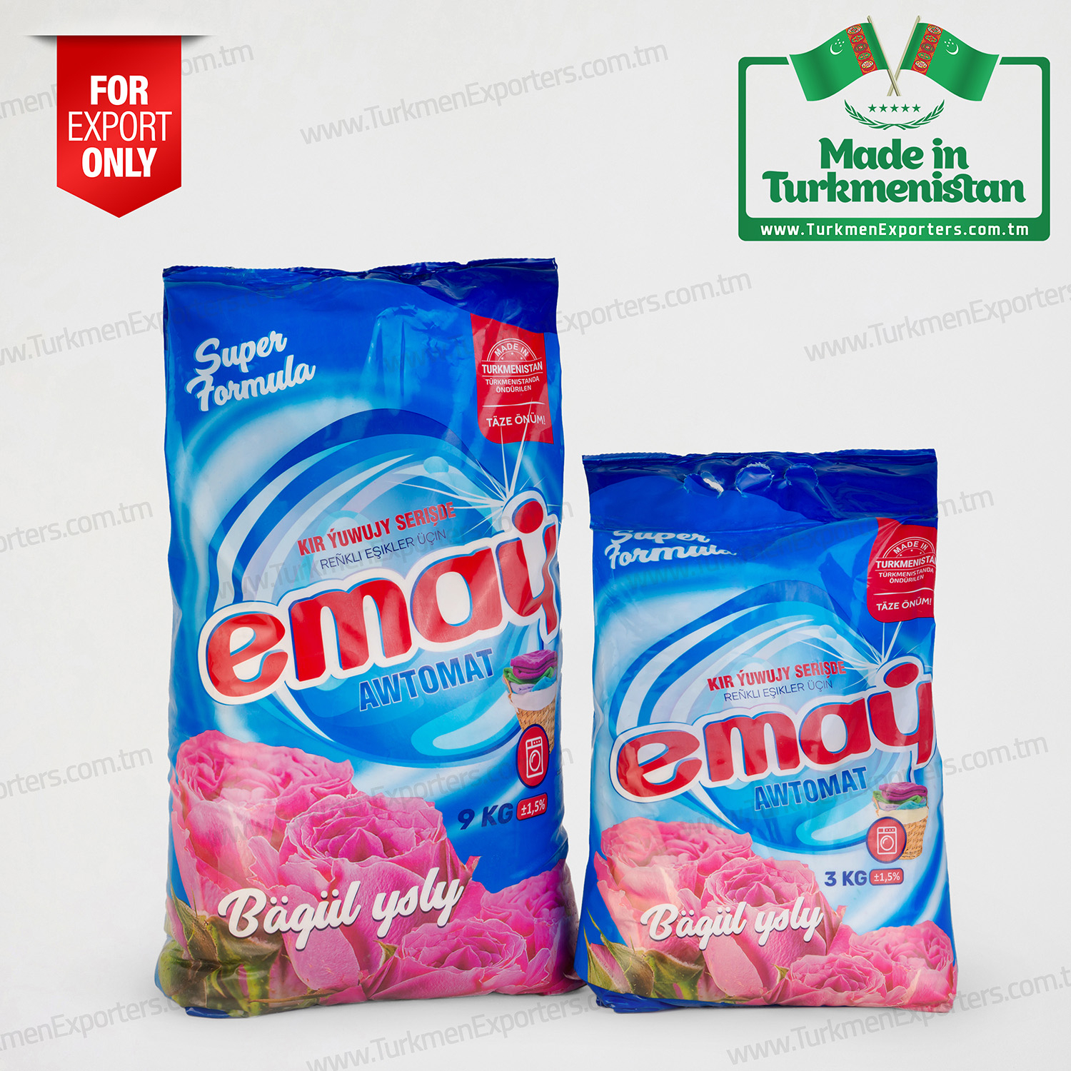 Laundry detergent powder automatic Emaý | Turkmen Berk Metal individual enterprise