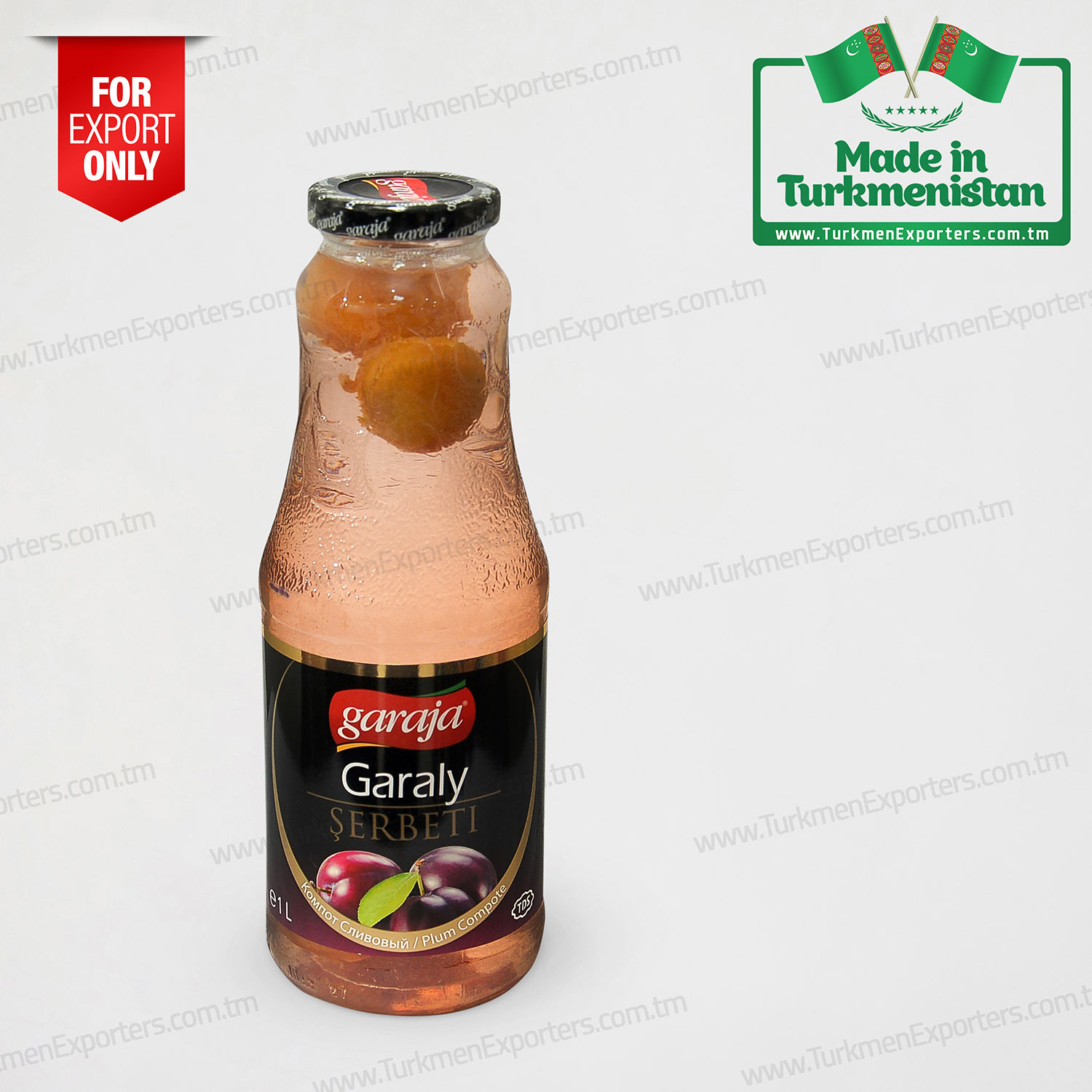 Plum compote 1 litre Garaja | Yakyn Dost economic society