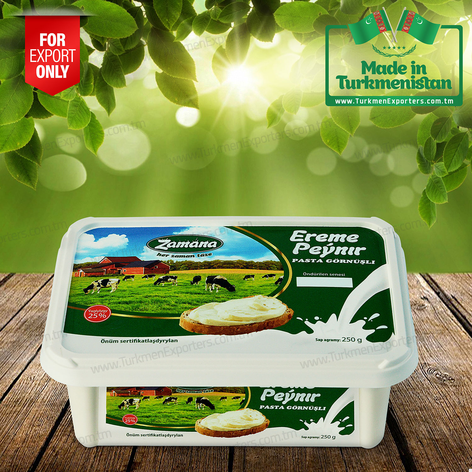 Zamana Ereme Peýnir 250gr | Zamana Süýt Önümleri