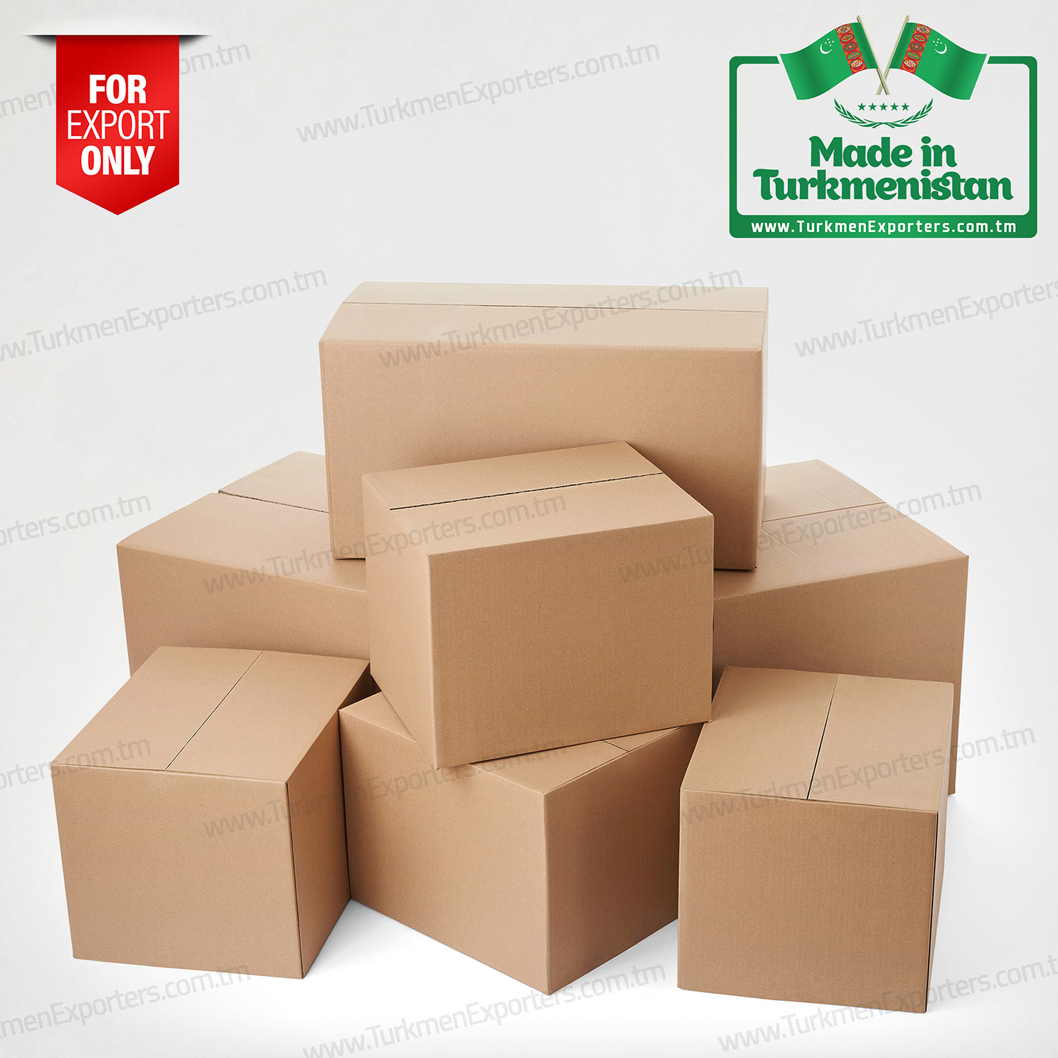 Carton box made in Turkmenistan | Owadan Gap economic society