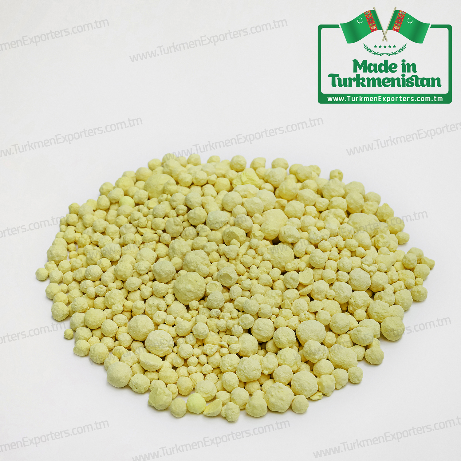 Granular sulphur wholesale from Turkmenistan | Turkmen Export, Import & Trading Services Company