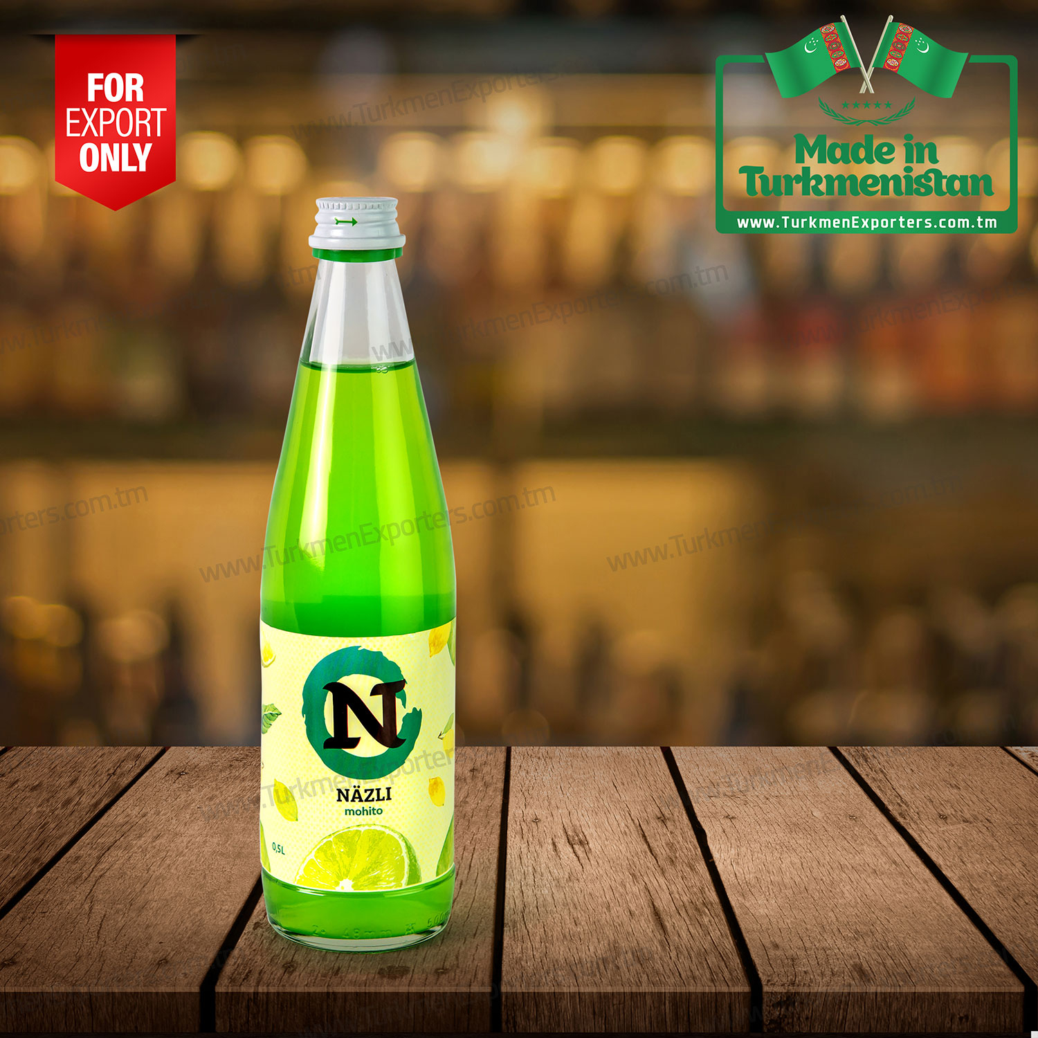 Non-alcoholic beverage Näzli 0,5 litre Mohito | Yupekchi economic society