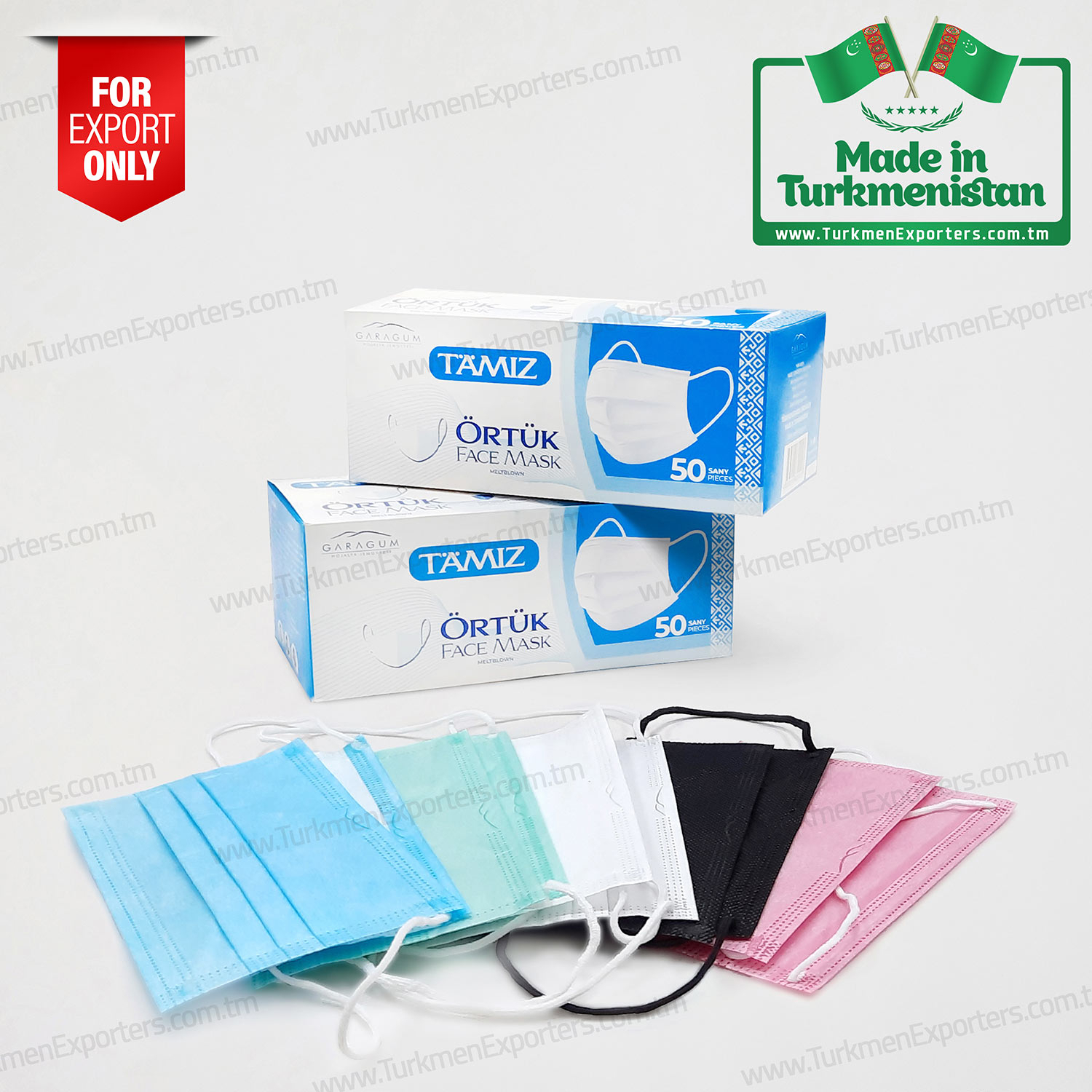 Face mask wholesale from Turkmenistan | Garagum economic society