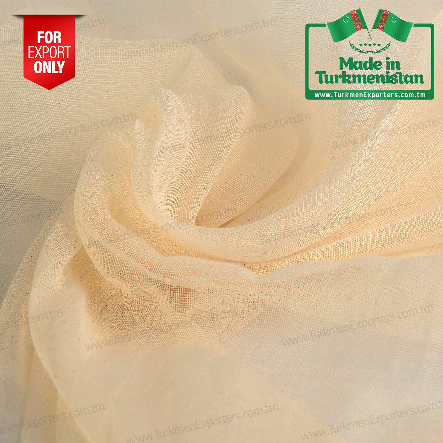 Марля суровая Произведено в Туркменистане | Ашхабадский текстильный комплекс